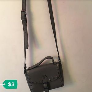 Gray hand bag brand new